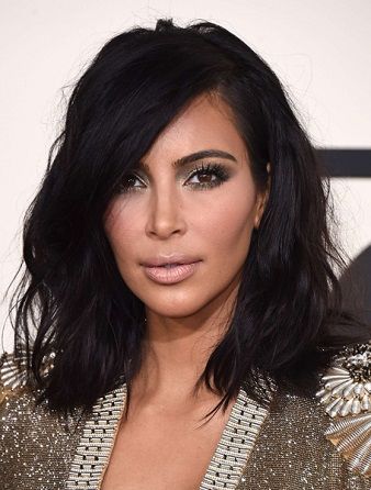 Le carré long de Kim Kardashian: 