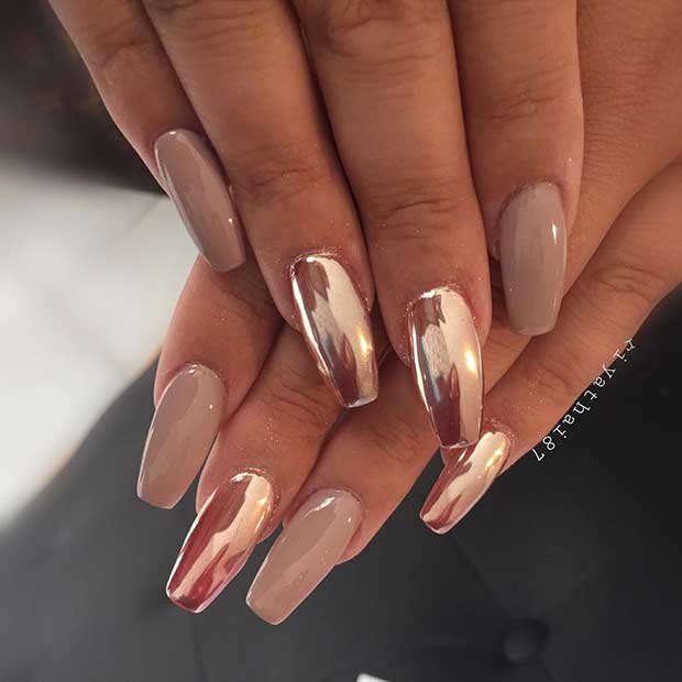 25 Nail Art effet métallique qui vont vous étonner!