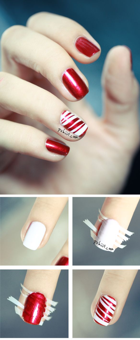 Tuto Nail Art: Ongles d’hiver et variés: 