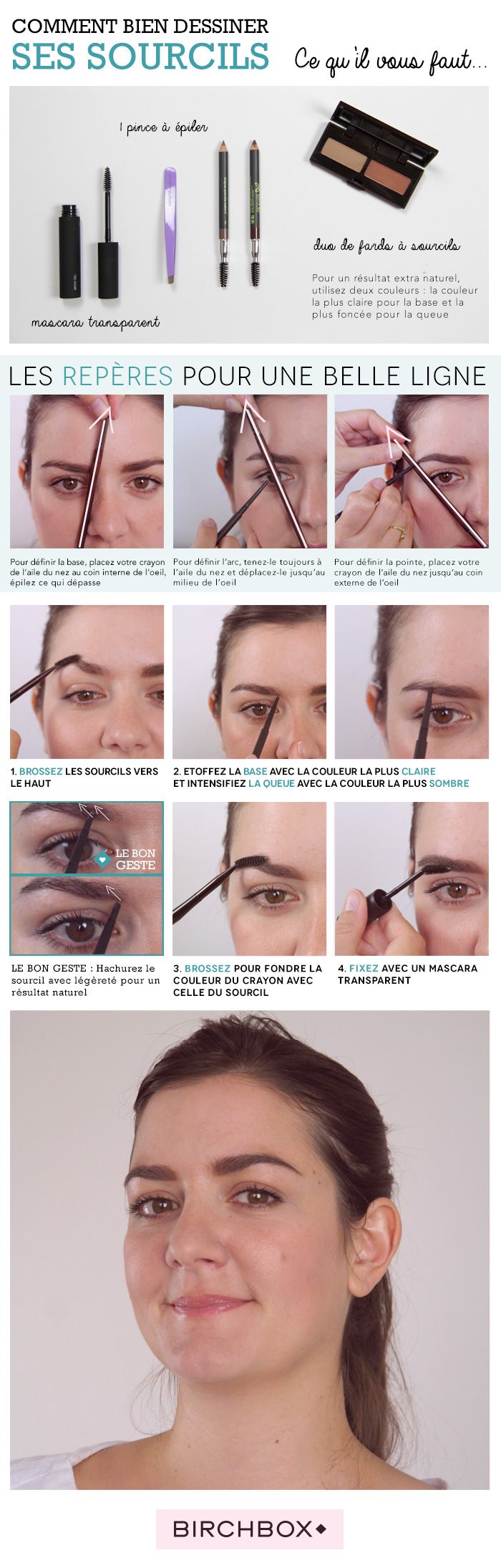 Step by step : comment bien dessiner ses sourcils - Birchbox: 