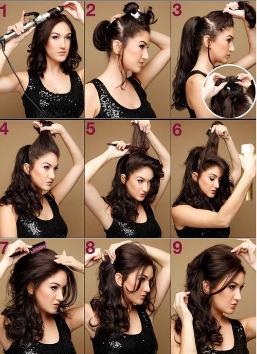 Image de hair, hairstyle, and tutorial