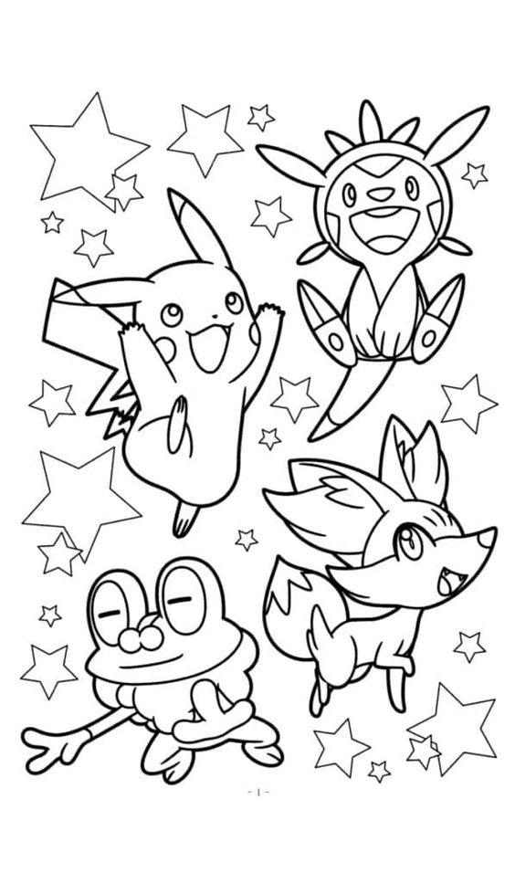 52 Coloriages Pokémon à Imprimer à Colorier