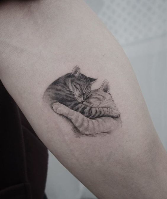 100 Idees De Tatouages Pour Les Amoureux Des Chats