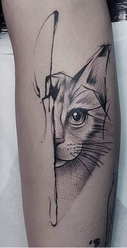 100 Idees De Tatouages Pour Les Amoureux Des Chats