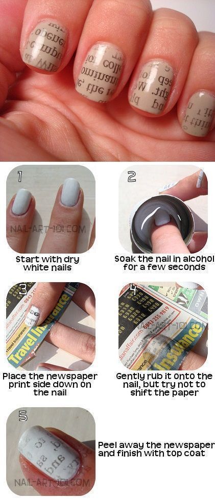 Nail Art Ideas: 32 Manicure Hacks. The best nail art DIY tutorial. Beauty Tips and Tricks | Makeup Tutorials http://makeuptutorials.com/makeup-tutorials-32-amazing-manicure-hacks/: 