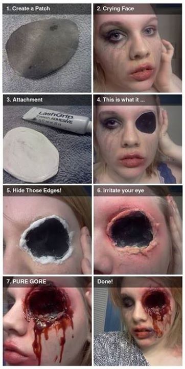 Great #Halloween #Makeup idea: 