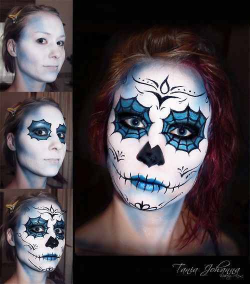 day of the dead makeup | Sugar skull / Day of the Dead MakeupTania Johanna - Makeup Artist ...: 