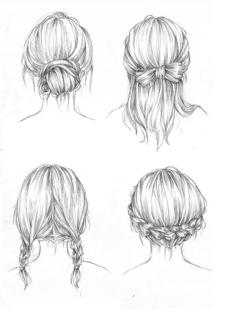 15 top idées pour apprendre à dessiner des cheveux 3