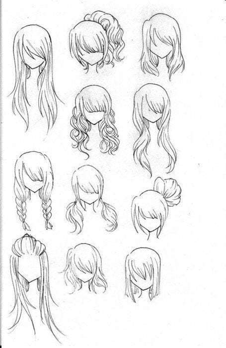 15 top idées pour apprendre à dessiner des cheveux 4