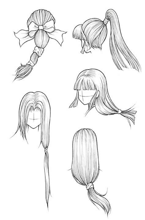 15 top idées pour apprendre à dessiner des cheveux 10