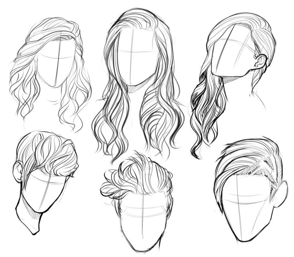 15 top idées pour apprendre à dessiner des cheveux 11