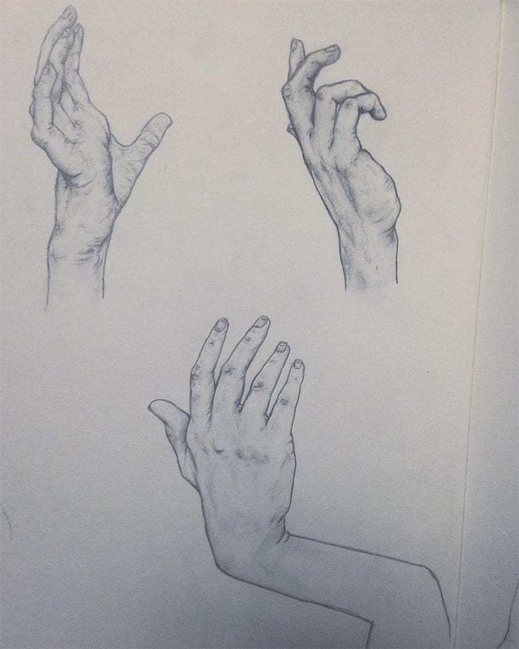 59 tutos & idées pour apprendre à dessiner une main 23