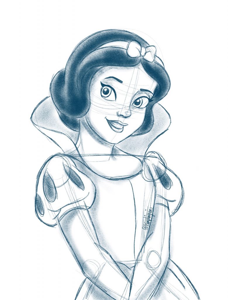40 top idées de princesses Disney à dessiner 12