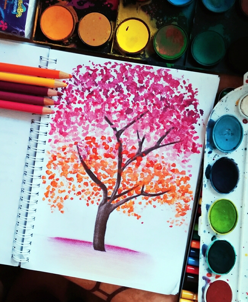 25 top idées de dessin & de peinture d'arbre 18