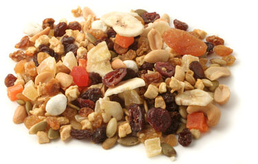 mixed nuts and dried fruits