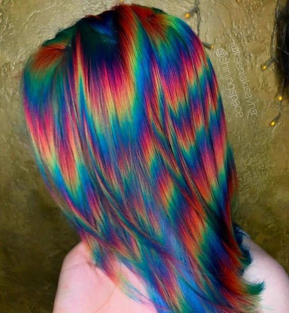 17 top idées de colorations de cheveux en Tie & Dye 3
