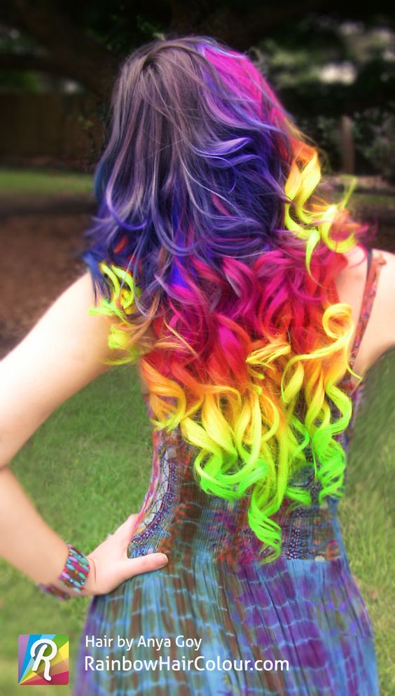 17 top idées de colorations de cheveux en Tie & Dye 4