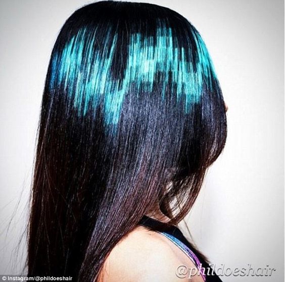 17 top idées de colorations de cheveux en Tie & Dye 12