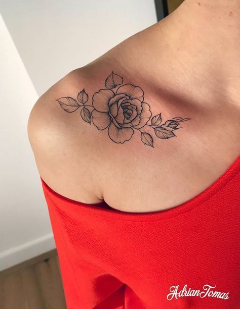 48 top idées de beaux tatouages avec des roses 13