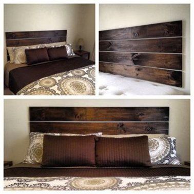 22 têtes de lit DIY originales en bois faites maison 18