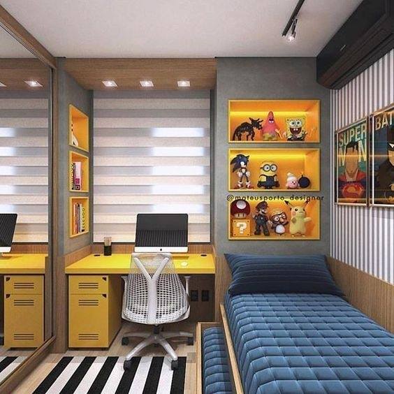 29 top idées pour décorer une chambre de garçons adolescents 24