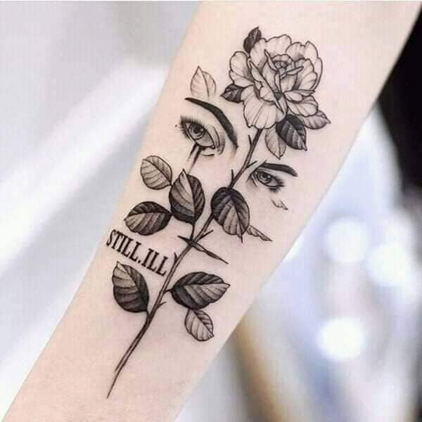 48 top idées de beaux tatouages avec des roses 10