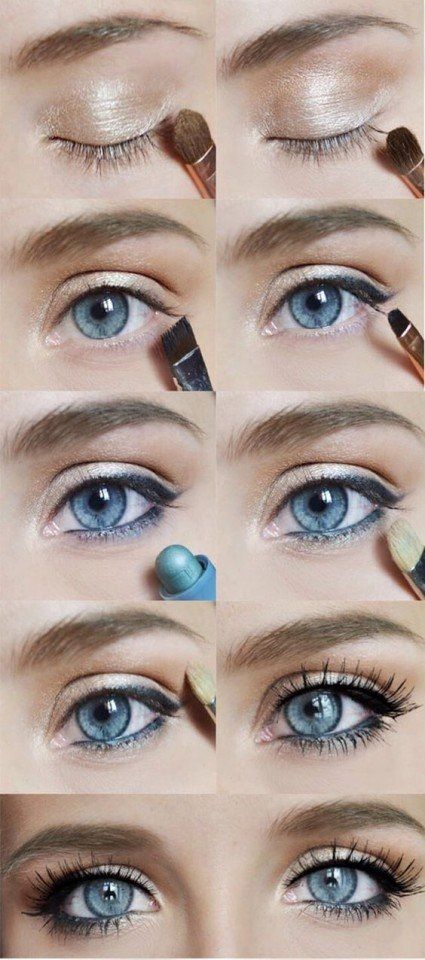 19 top idées de maquillages pour les yeux bleus 1