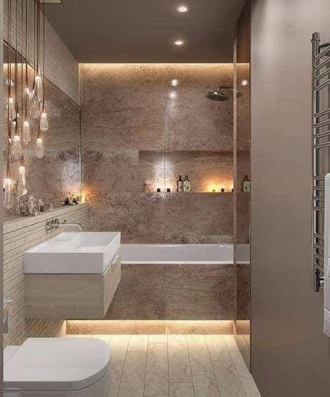 20 top idées de salles de bains modernes en tendance 19