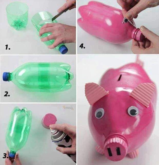 100 top idées pour réutiliser les bouteilles en plastique 30