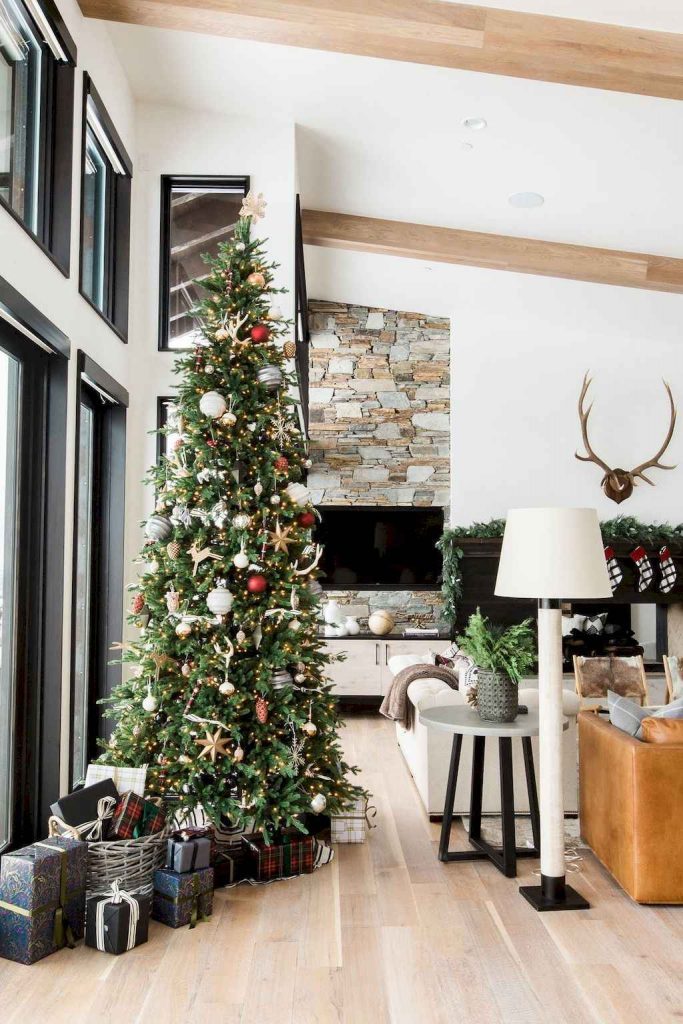 65 idées de décorations de Noël pour embellir son salon 18