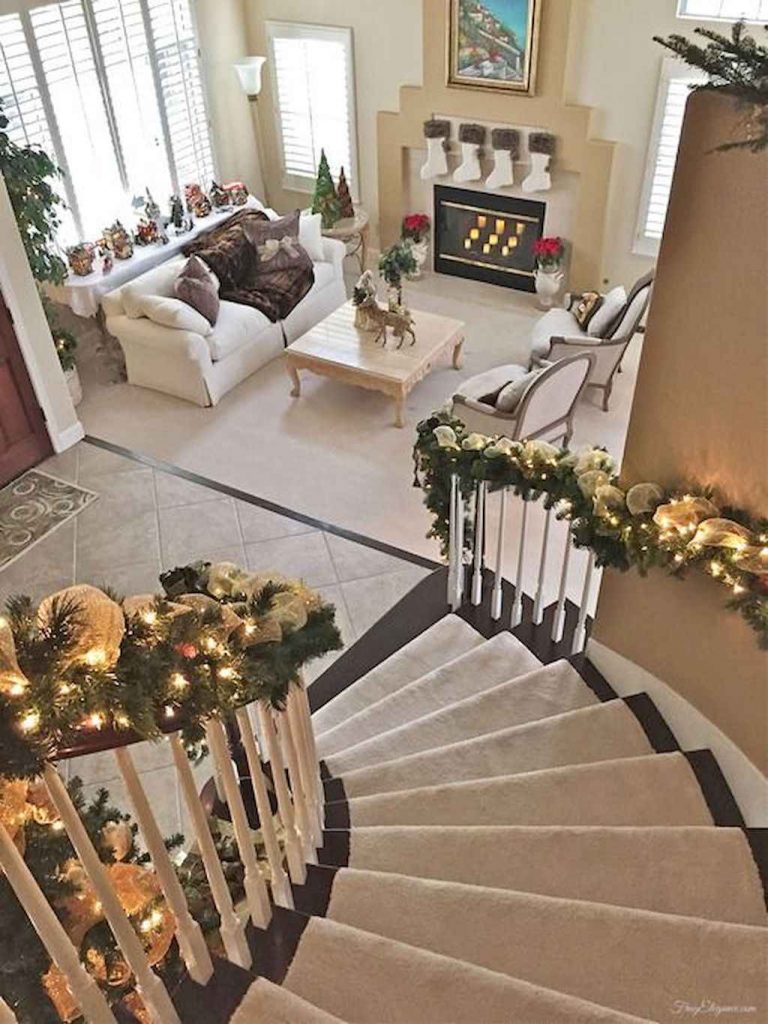 65 idées de décorations de Noël pour embellir son salon 44