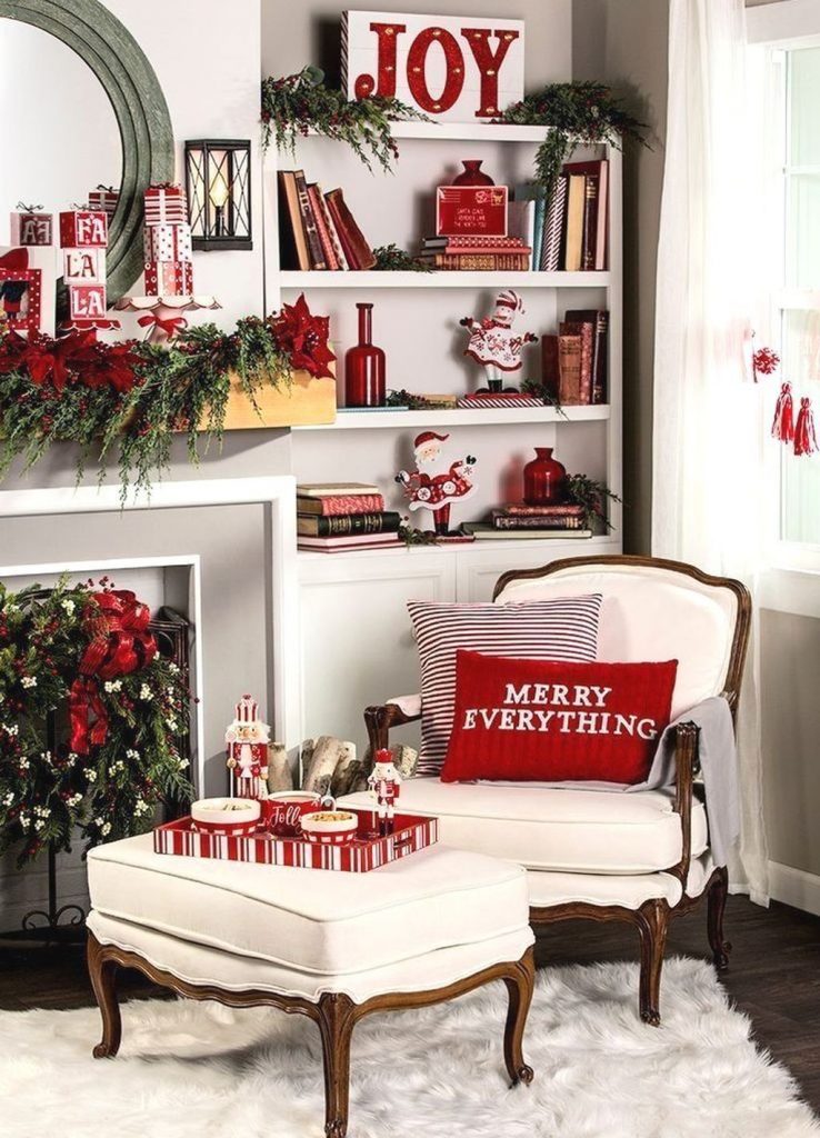 77 belles décorations de Noël pour décorer son salon 50