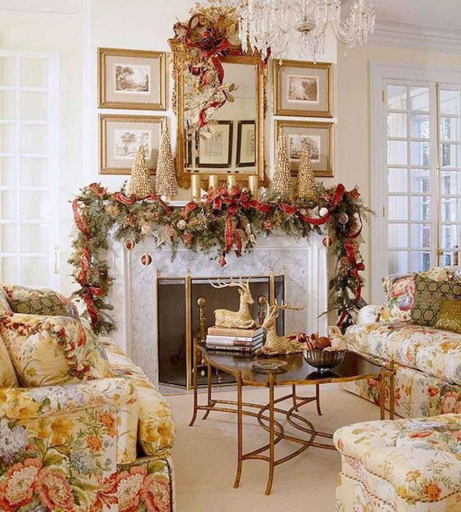 65 idées de décorations de Noël pour embellir son salon 48