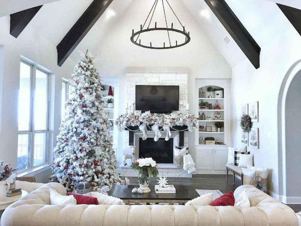 65 idées de décorations de Noël pour embellir son salon 50