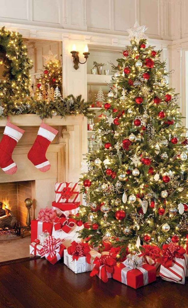 65 idées de décorations de Noël pour embellir son salon 55
