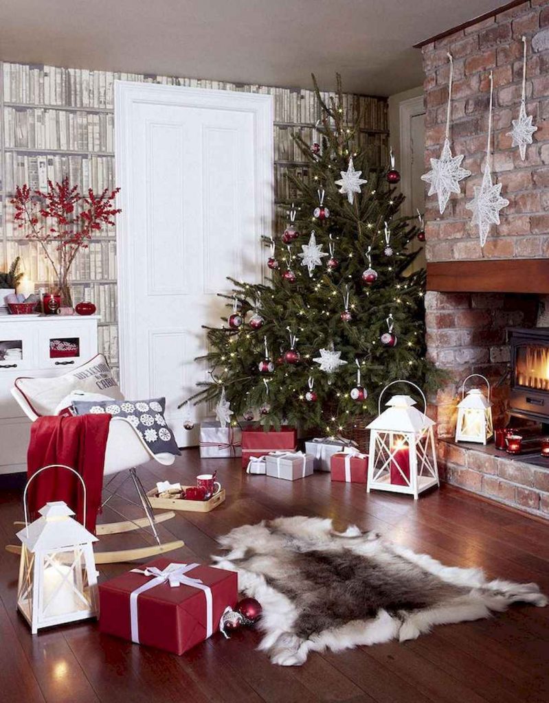 65 idées de décorations de Noël pour embellir son salon 6