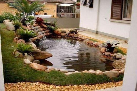 27 idées de bassins avec cascade pour embellir son jardin 2