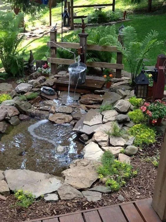 27 idées de bassins avec cascade pour embellir son jardin 17