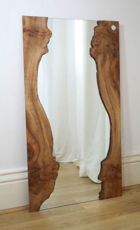 19 idées de miroirs à faire avec du bois 2