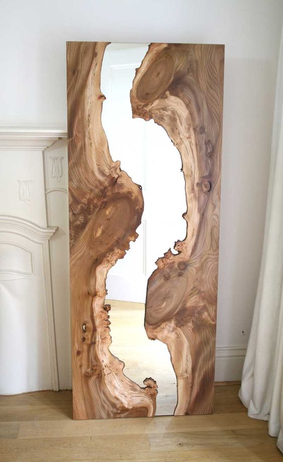 19 idées de miroirs à faire avec du bois 8