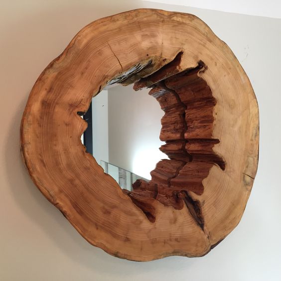 19 idées de miroirs à faire avec du bois 9