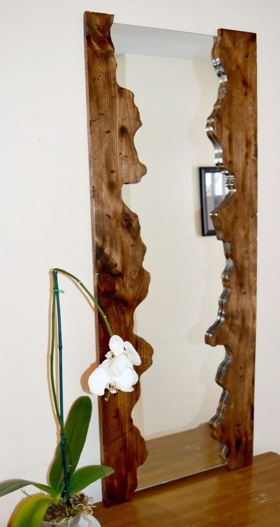 19 idées de miroirs à faire avec du bois 12