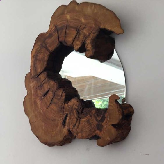 19 idées de miroirs à faire avec du bois 17
