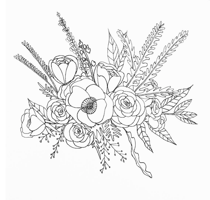 100 top idées & tutos de dessins de fleurs : pour apprendre à dessiner des fleurs 40