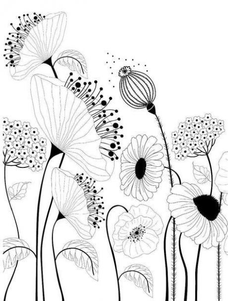 100 top idées & tutos de dessins de fleurs : pour apprendre à dessiner des fleurs 54
