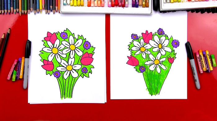 100 top idées & tutos de dessins de fleurs : pour apprendre à dessiner des fleurs 70