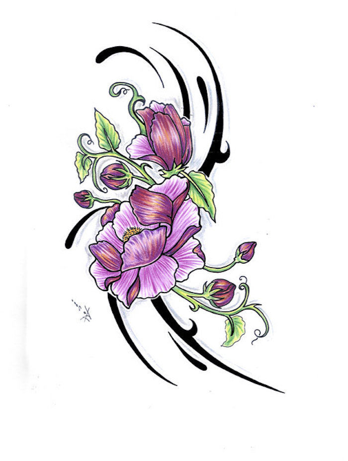 100 top idées & tutos de dessins de fleurs : pour apprendre à dessiner des fleurs 84