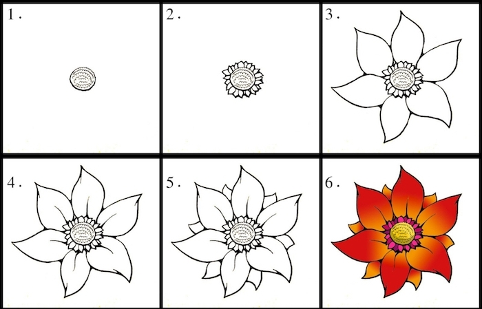 100 top idées & tutos de dessins de fleurs : pour apprendre à dessiner des fleurs 87