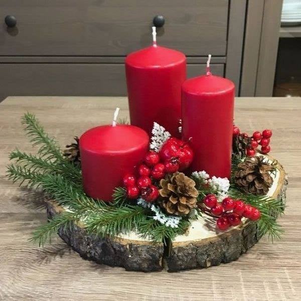 22 idées de belles décorations de table de Noël 2