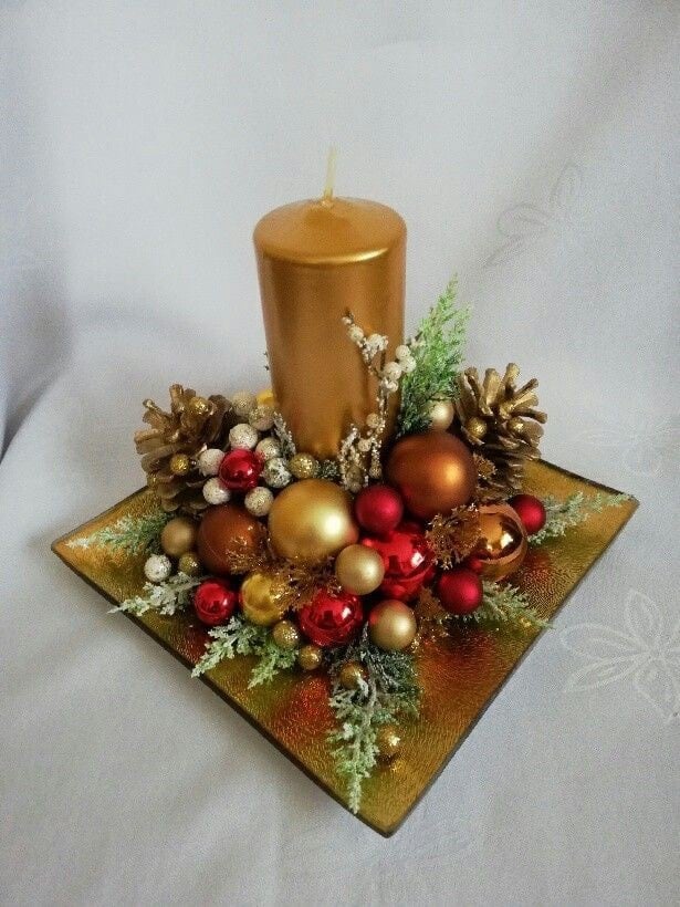 22 idées de belles décorations de table de Noël 3